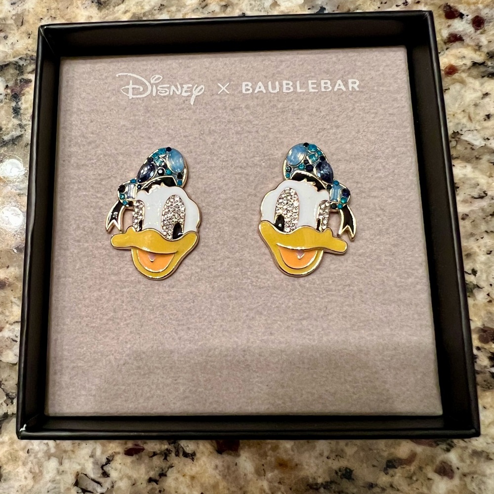 DISNEY X BAUBLEBAR DONALD EARRINGS